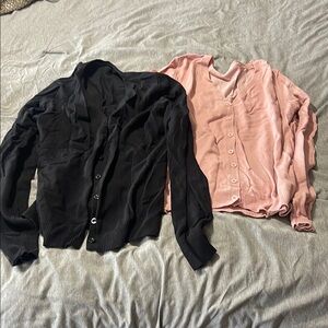 NWOT-Black and Pink Cardigans